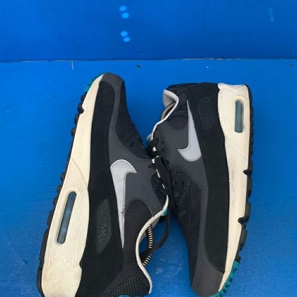 Nike Air Max 90 Tiger Camo Premium Black/Sail Blue 333888-021 Men's Size 8 - Picture 6 of 8